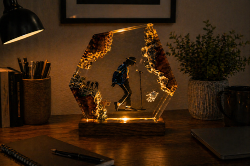 YoshiResin - Micheal Jackson Resin Lamp (Pre Order)