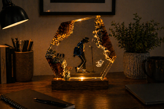 YoshiResin - Micheal Jackson Resin Lamp (Pre Order)