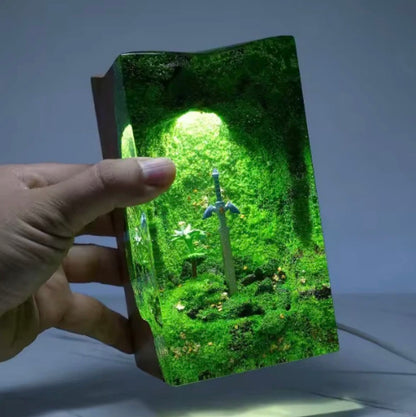 YoshiResin - Zelda Resin Lamp