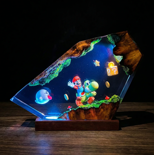 YoshiResin - Mario/Yoshi Resin Lamp