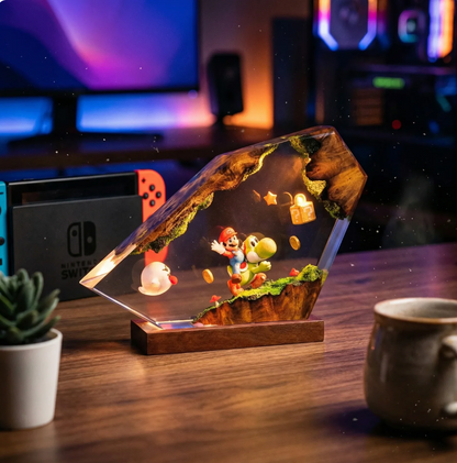 YoshiResin - Mario/Yoshi Resin Lamp