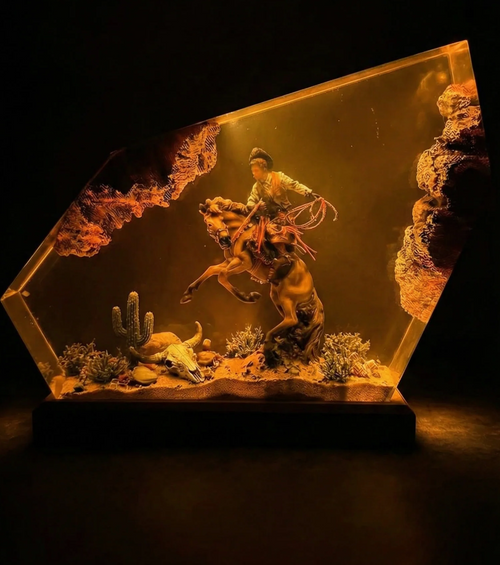 YoshiResin - Cowboy Inspired Lamps