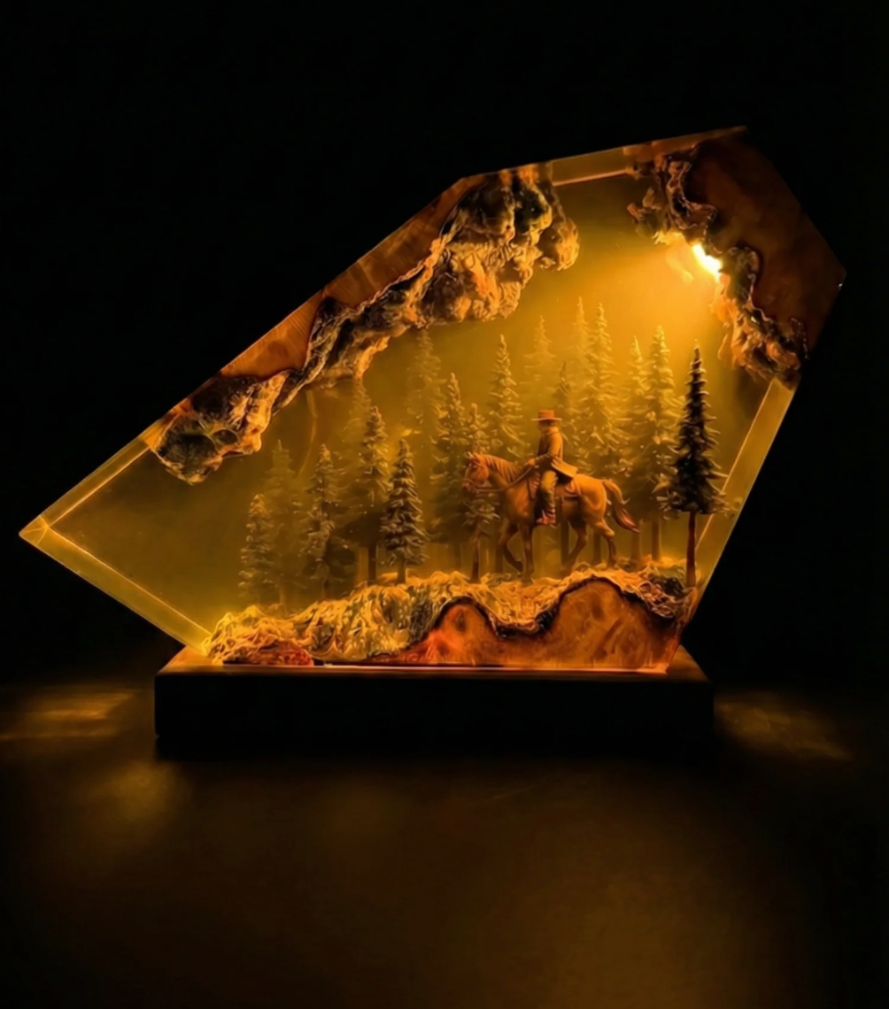 YoshiResin - Cowboy Inspired Lamps